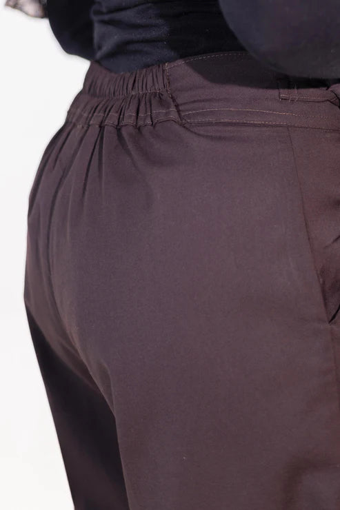 Brown Darted Pants