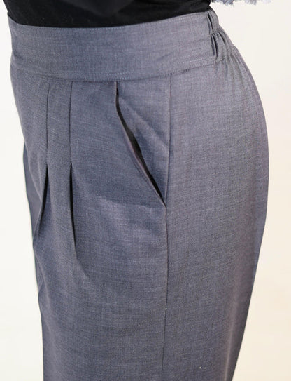 Dark Gray Darted Pants
