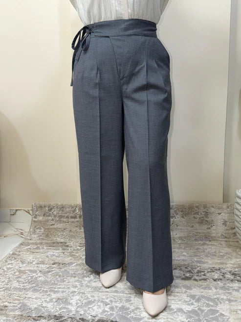 Dark Gray Darted Pants