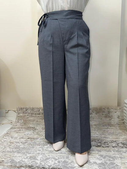 Dark Gray Darted Pants