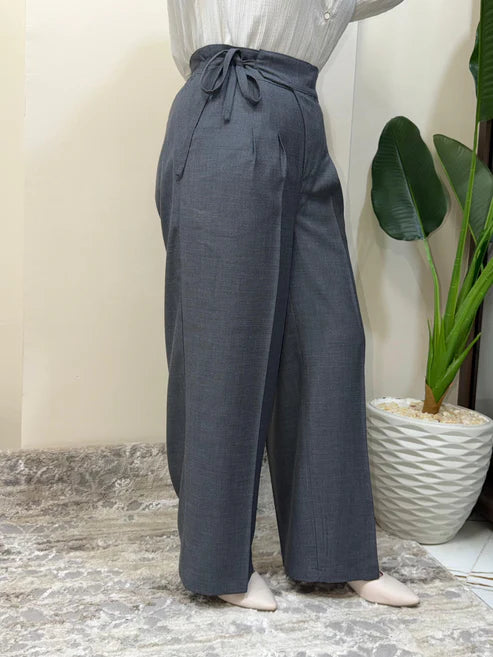 Dark Gray Darted Pants