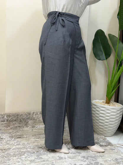 Dark Gray Darted Pants