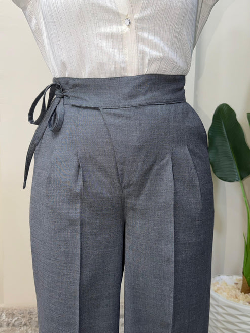 Dark Gray Darted Pants
