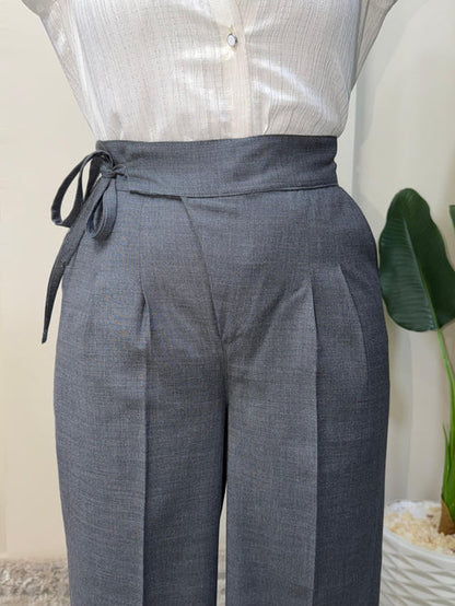 Dark Gray Darted Pants