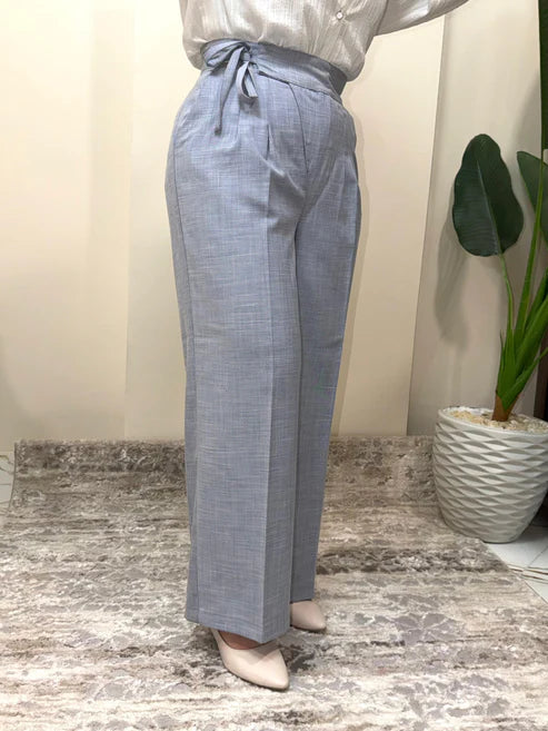 Light Gray Darted Pants