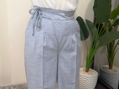 Light Gray Darted Pants